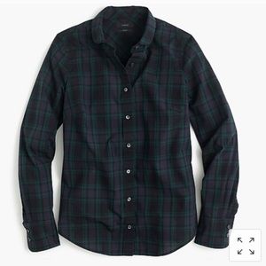 J Crew Club Collar Perfect Shirt
